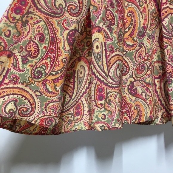 Karen Millen Paisley Print Midi V Neck Dress 10 - Picture 10 of 11